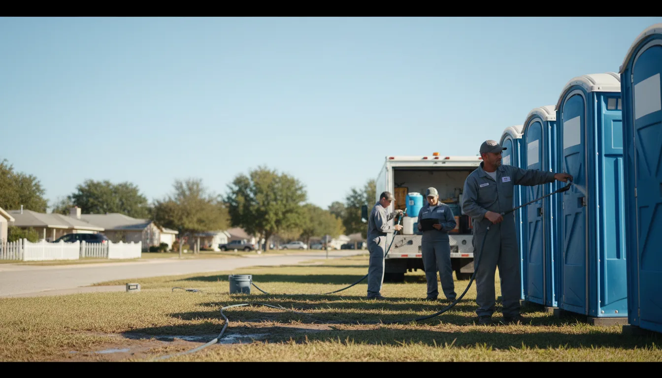 Long-Term Portable Toilet Rental in Lomax, IL near me